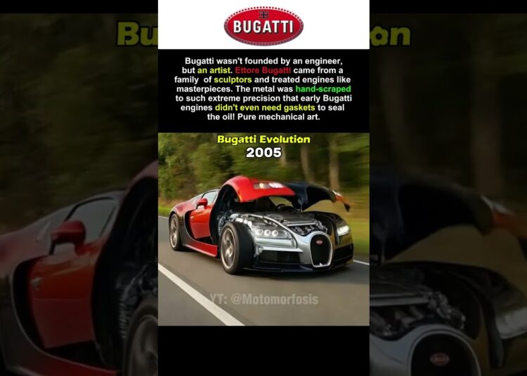 Bugatti: Built by Artists, Not Engineers! 🏎️✨