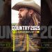 Country Songs 2025 – Chris Stapleton, Morgan Wallen, Luke Combs, Brett Young, Luke Bryan