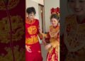 Red & Gold Made This Chinese Bride Look Like Royalty 👑❤️ #Shorts