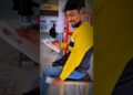 Bro react his drawing 🙂 || #shorts #drawing #surprise #artist #trending