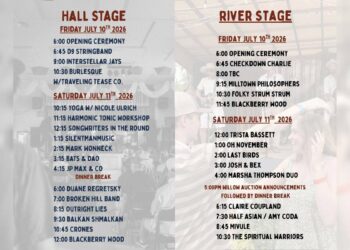 20 years of celebrating music and arts in Horsefly, Arts on the fly festival