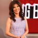 Julie on the Big Brother stage. .