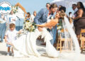 Juliana Mesquita and Scott Deckert's wedding ceremonyCredit: Jannette De Llanos Photography
