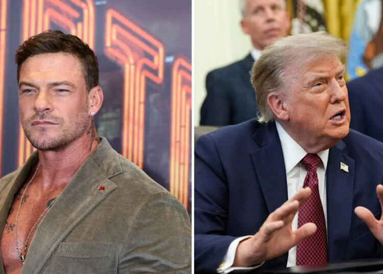 Alan Ritchson Suggests Donald Trump Should Go to Jail, White House Responds