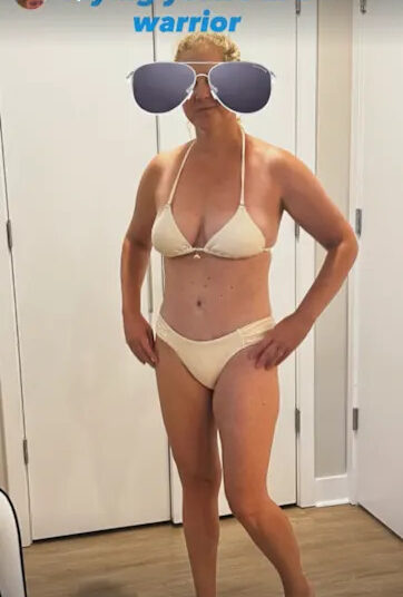 Amy Schumer’s Skimpy White Bikini Photos Highlight More Than Her 50-Lb Weight Loss