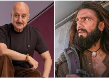 Anupam Kher slaps popaganda critics.