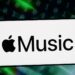 In this photo illustration, the logo of music streaming
