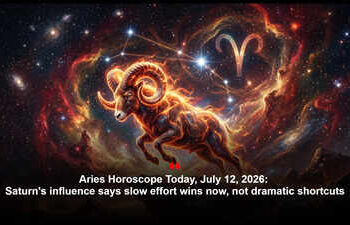 Aries Horoscope Today, July 12, 2026: Saturn's influence says slow effort wins now, not dramatic shortcuts