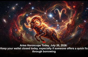 Aries Horoscope Today, July 20, 2026: Keep your wallet closed today, especially if someone offers a quick fix through borrowing