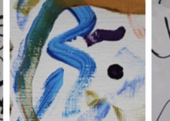 A sneak preview of the doodles available in the Celebrity Doodle Auction. Photo courtesy of Arts Garage