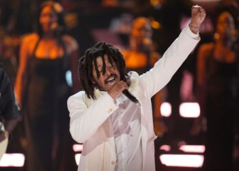 Zion Marley performs during the BET Awards on Sunday, June 28, 2026, at the Peacock Theater in Los Angeles.