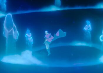 Aang connects with his past incarnations in