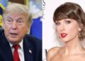 President Trump Inserts Himself Into Taylor Swift's Wedding Day With Eras Tour-Themed Poster