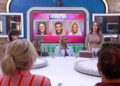 BIG BROTHER Wednesday July 12, on the CBS Television Network and streaming on Paramount+ (live and on-demand for Paramount+ with SHOWTIME subscribers, or on-demand for Paramount+ Essential subscribers the day after the episode airs)* Pictured: Ashley Trail, Barrett Pfeiffer, Lyric Medeiros, Taylor Brown, Dee Valladares and Chuk Anyanwu. Photo: CBS ©2026 CBS Broadcasting, Inc. All Rights Reserved. Highest quality screengrab available.