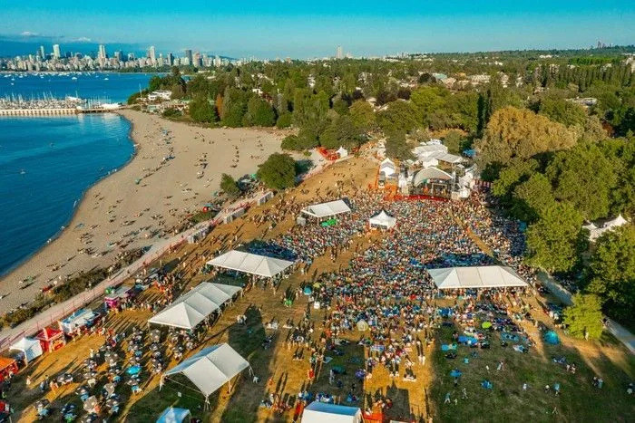 Without a doubt, the site of the Vancouver Folk Music Festival is always a highlight of the weekend. Credit: Sheila Say