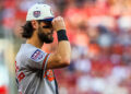 Baltimore Orioles third baseman Blaze Alexander (23)Katie Stratman-Imagn Images