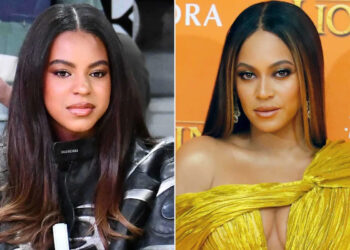 Blue Ivy Is the Spitting Image of Mom Beyoncé While Wearing Yankees Hat During Jay-Z Concert Appearance