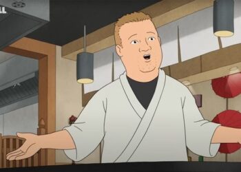 Bobby is the chef of a German-Japanese fusion restaurant in Dallas in the ‘King of the Hill’ revivalCredit: Hulu