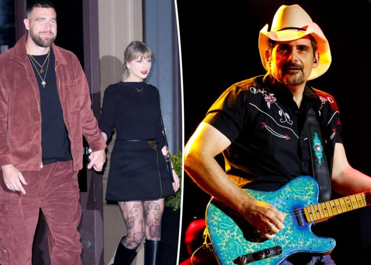 Brad Paisley vehemently defends Taylor Swift and Travis Kelce's MSG wedding