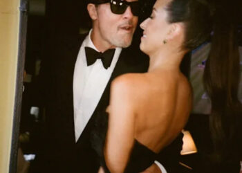Brad Pitt and Ines de Ramon Get Cozy in Rare Photos From Taylor Swift and Travis Kelce Wedding