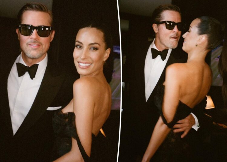 Brad Pitt and Ines de Ramon go Instagram-official with snaps from Taylor Swift's wedding