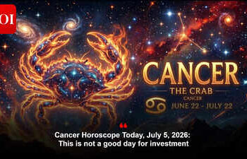 Cancer Horoscope Today, July 5, 2026: This is not a good day for investment