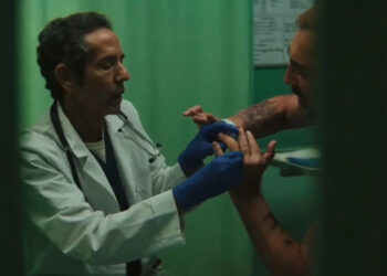 Wesley Strick with Javier Bardem in ‘Cape Fear’ (2026)Credit: Apple TV