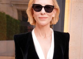Cate Blanchett, Son Ignatius Martin Upton Attend Paris Fashion Week