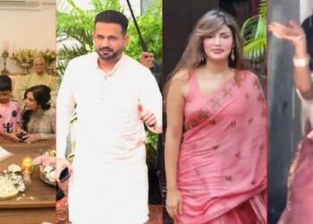 Celebrities Turn Out For Aamir Khan And Gauri Spratt's Wedding In Mumbai