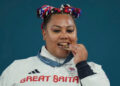 Bronze medalist Emily Campbell