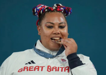 Bronze medalist Emily Campbell