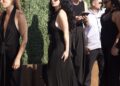 Charli XCX wears a little black dress to attend Matty Healy and fiancée Gabbriette Bechtel's wedding in Los Angeles