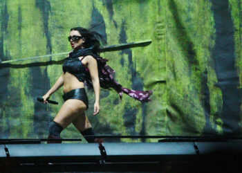 Charli XCX performing on The Other Stage during the Glastonbury Festival (PA Wire)