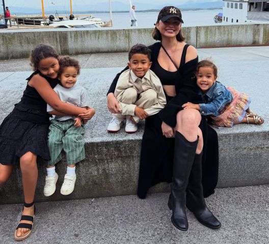 Chrissy Teigen and her children Luna Simone, Wren Alexander, Miles Theodore and Esti Maxine (left to right) in NorwayCredit: chrissyteigen/Instagram