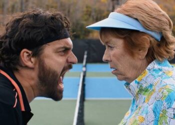 Jake Johnson faces off against Lynne Marie Stewart in