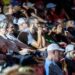 Community members attend a meeting about the proposed rezoning of Crown Center for a new Kansas City Royals ballpark at the Regnier Theatre inside Union Station on Monday, July 27, 2026, in Kansas City.