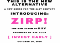 DIIV Announce New A. G. Cook-Produced Album ZIRP!