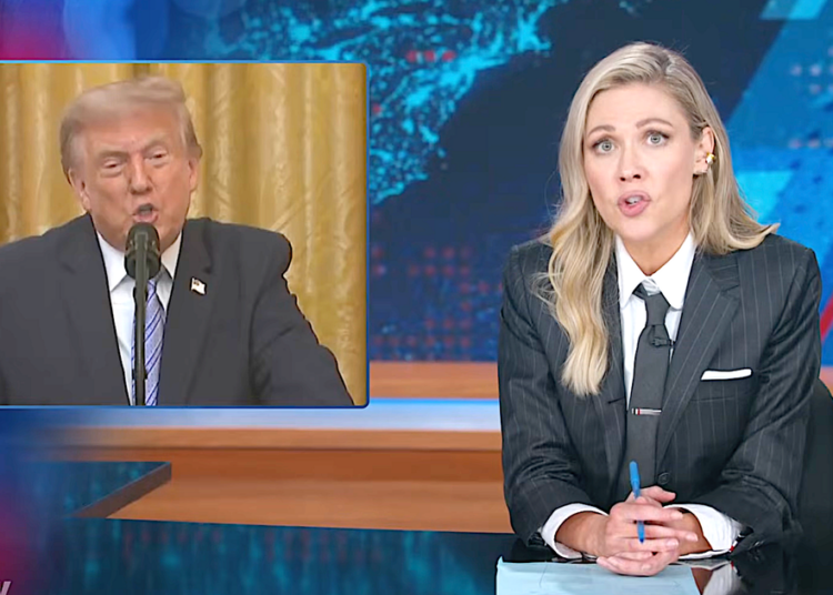 Desi Lydic Mocks Trump’s ‘Glitch’ During Election Speech