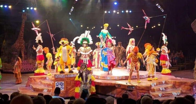 The finale of the Festival of the Lion King
