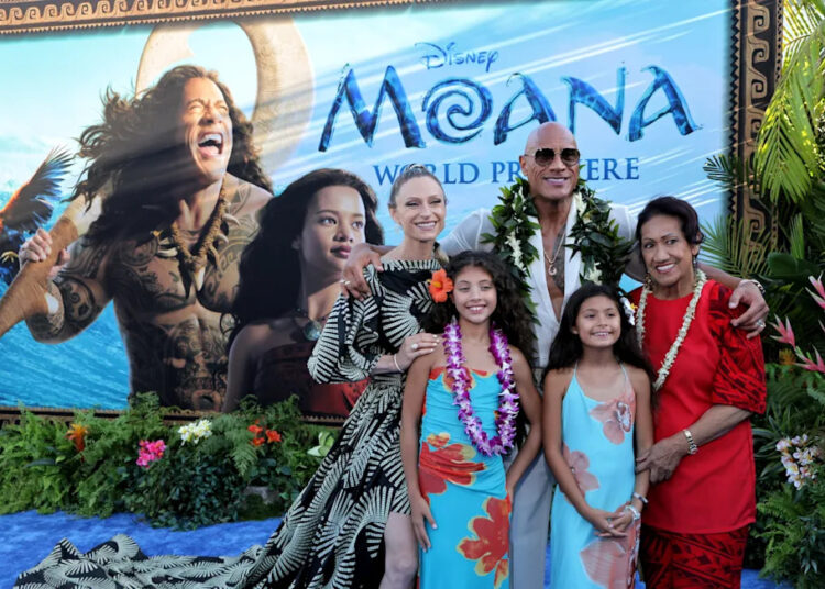 Dwayne Johnson breaks down his family's cameo in new 'Moana'
