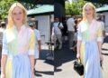 Elle Fanning Does Dior Summer Style at Wimbledon 2026
