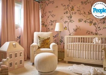 Jamie Milne's nursery for her daughter Blake.Credit: Hailey York of The Mighty Studio
