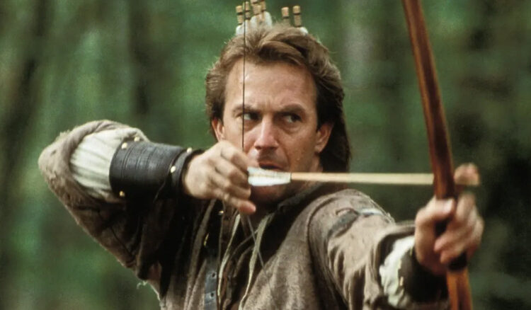 Kevin Costner as Robin Hood