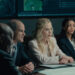 L-R: Morgan Freeman as Edwin Mullins, Michael Kelly as Byron Westfield, Nicole Kidman as Kaitlyn, Zoe Saldaña as Joe, in Lioness, episode 5, season 3, streaming on Paramount+, 2026.
