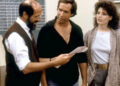 Richard Libertini, Chevy Chase, and Geena Davis star in 'Fletch'Credit: Universal