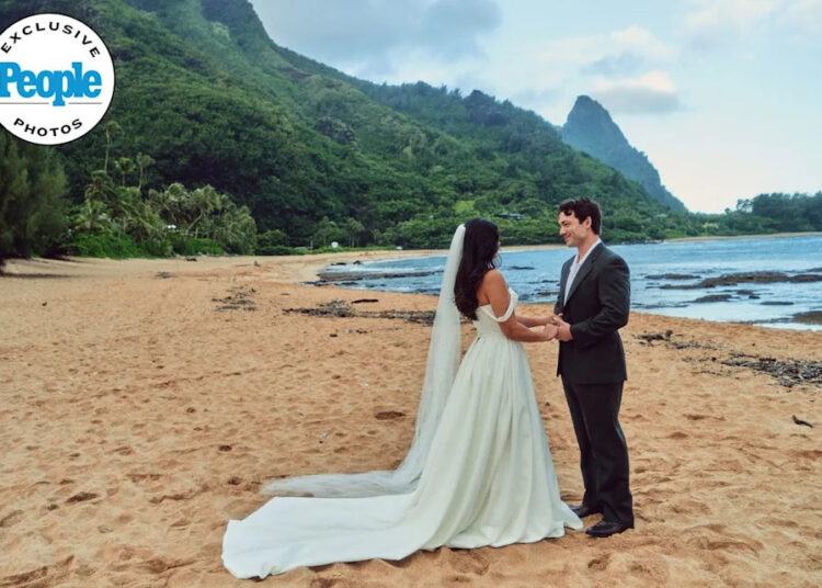 Alicia Ruelas and Rory Gibson in HawaiiCredit: Ryan Slack
