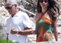 George and Amal Clooney enjoy a luxurious Italian getaway in Capri on July 14.Credit: COBRA TEAM / BACKGRID