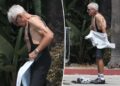 Harrison Ford, 83, shows off ripped physique while biking in LA