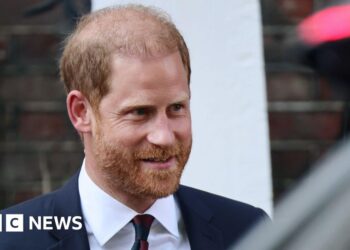 Harry's bad news lands at wrong time, but prince sticks to script - BBC