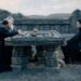 Kenneth Collard, Sarah Woodward, and Harry Collett in